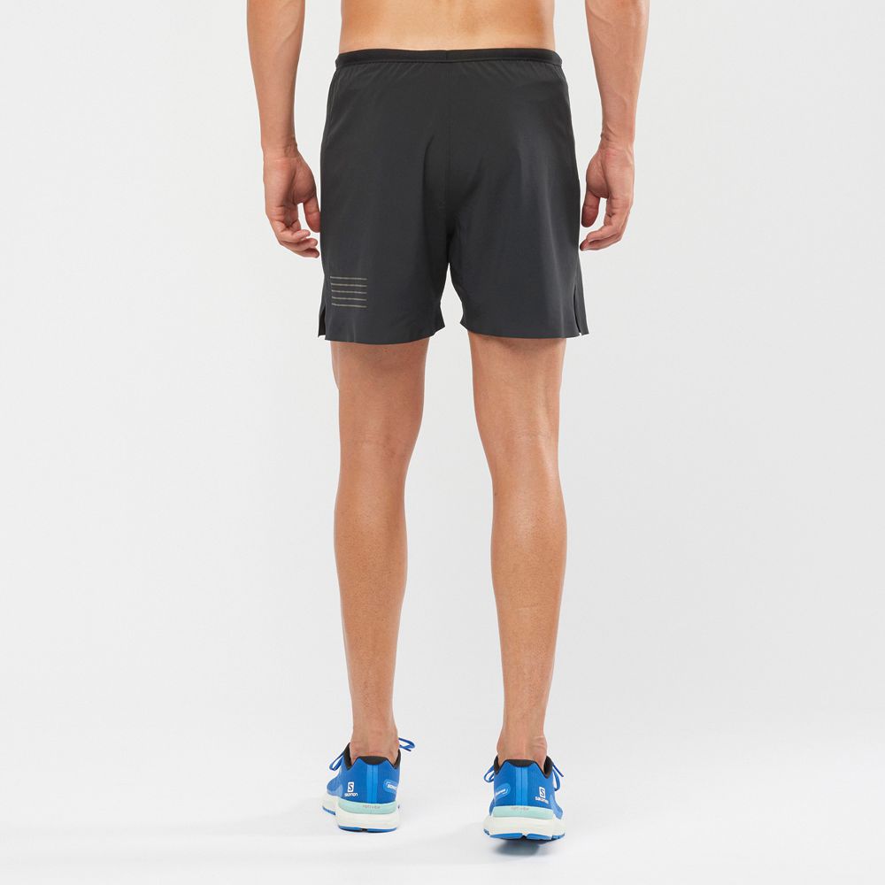 Shorts Salomon Homme Noir - Salomon SENSE 5 - France (3769-SEZUV)